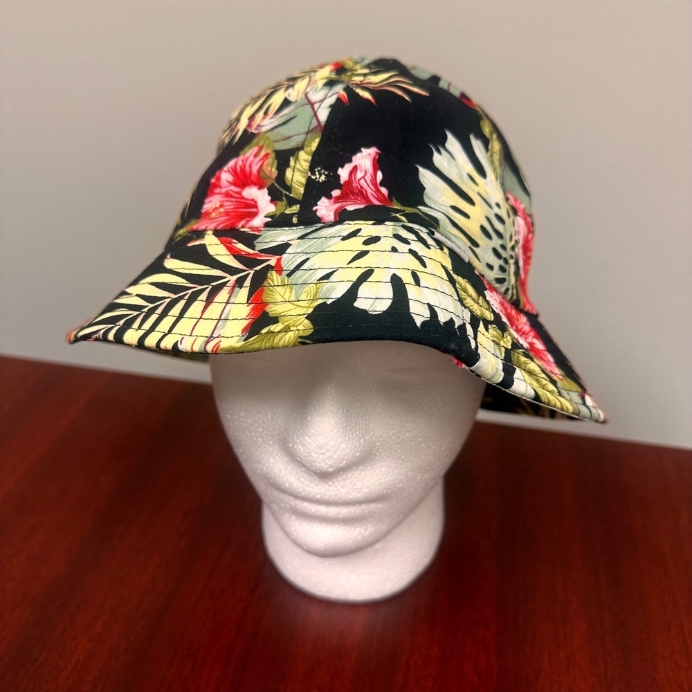 Fairplay Bucket Hat Floral Tropical Palm Beach Sun Summer Festival Mens